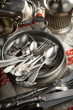 Silverware Stock Photos