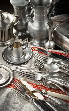 Silverware Stock Photos