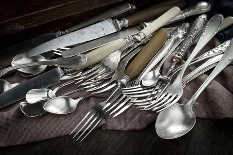 Silverware Stock Photos