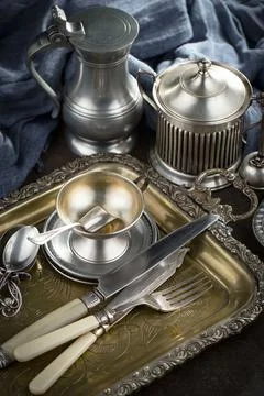 Silverware Stock Photos