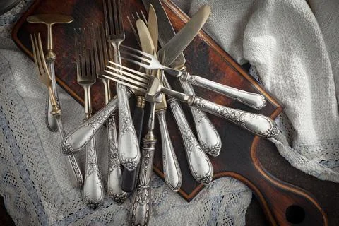 Silverware Stock Photos