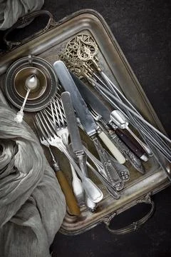 Silverware Stock Photos