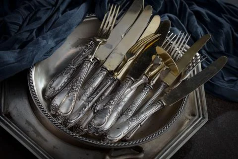 Silverware Stock Photos