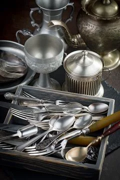 Silverware Foto stock