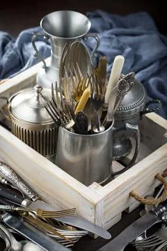 Silverware Foto stock