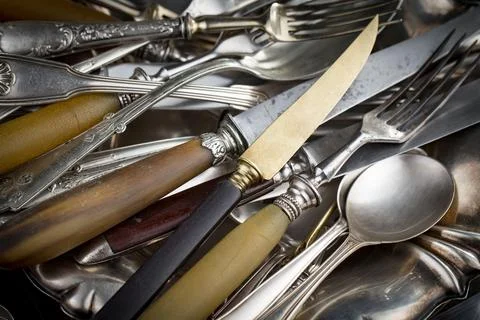 Silverware Stock Photos