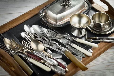 Silverware Stock Photos