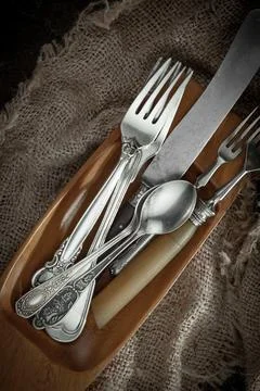 Silverware Stock Photos