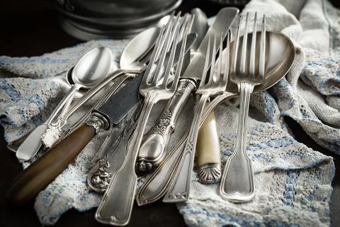 Silverware Stock-Fotos