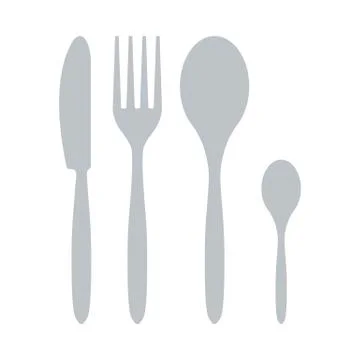 Silverware Set Icon Stock Illustration