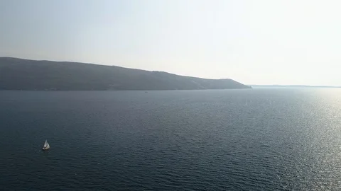 Silvery Seascape HD Stock Footage 95756060