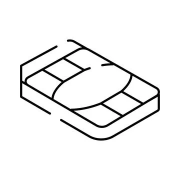 Sim card electronic chip connection technology icon Stock Illustration