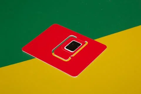 SIM card for every mobile or 4G smartphone Stock Photos