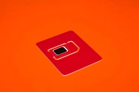 SIM card for every mobile or 4G smartphone Stock Photos