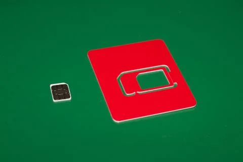 SIM card for every mobile or 4G smartphone Stock Photos