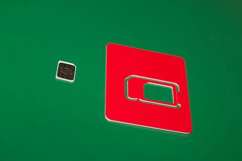 SIM card for every mobile or 4G smartphone Stock Photos