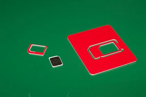 SIM card for every mobile or 4G smartphone Stock Photos