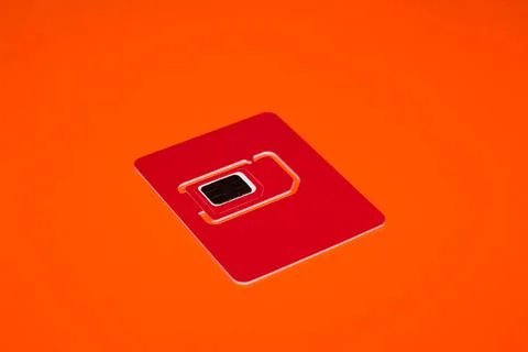 SIM card for every mobile or 4G smartphone Stock Photos