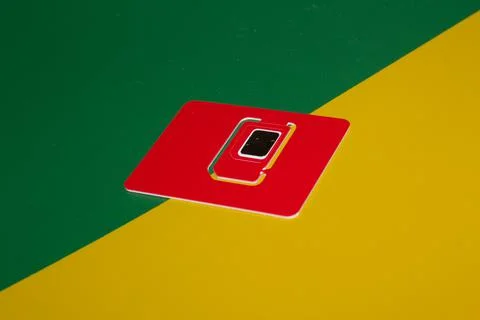 SIM card for every mobile or 4G smartphone Stock Photos