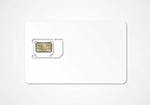 SIM Card Stock Illustration