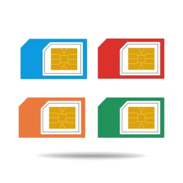 Sim card Stock Illustration