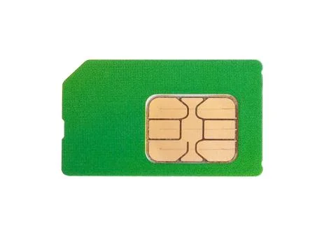 Sim card for mobile phone Stock Photos