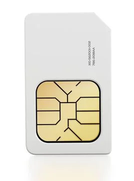 SIM Card SIM Card isolated on white background Copyright: xZoonar.com/Cigd... Stock Photos