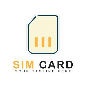 Sim card vector Stock Illustration