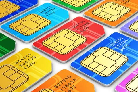SIM cards Stock-Illustration