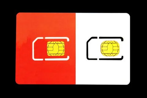 Sim cards Stock Photos