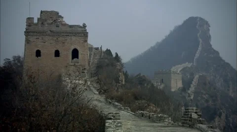 Simatai Great Wall of China Video stock 66458324