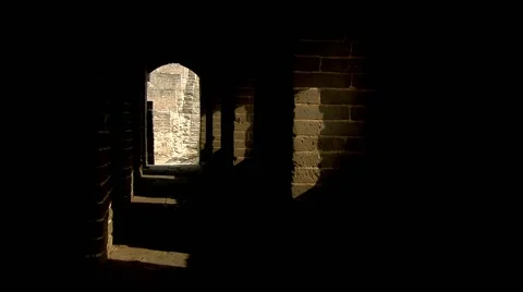 Simatai Great Wall，Within the beacon Stock-Footage 66458381