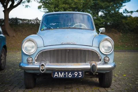 Simca oldtimer car Stock Photos