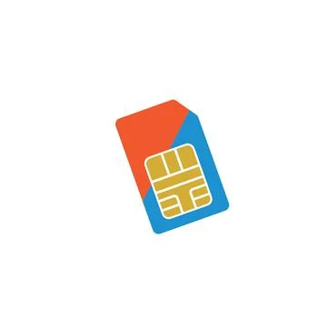 Simcard icon vector illustration Stock Illustration