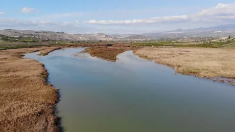 Simeto river, Sicily. Video stock 269906155