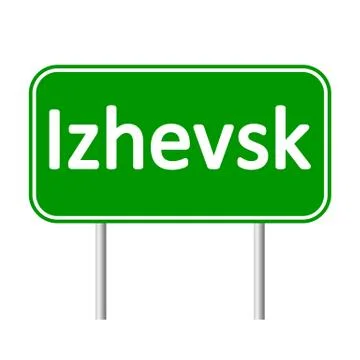 Simferopol road sign. Stock Illustration