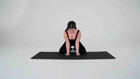 Simhasana (Lion Pose) Stock Footage 314185984