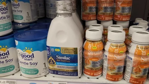 Similac Baby Formula Vídeo Stock 197581819