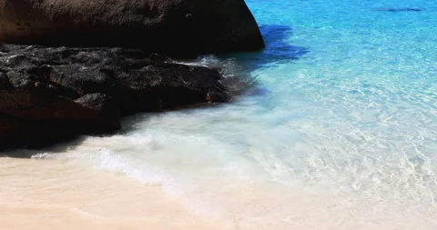 Similan Archipelago.Sun, sand, coast and clear water. 動画素材 295730827