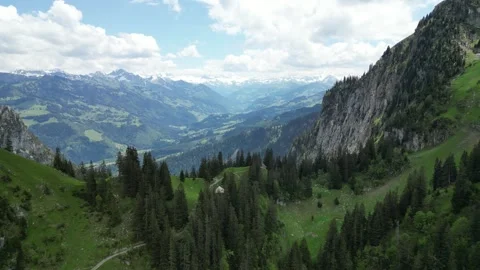 Simmental Valley, Switzerland Video stock 303308312