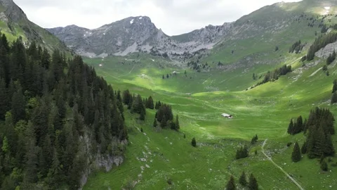 Simmental Valley, Switzerland Stock Footage 303308431