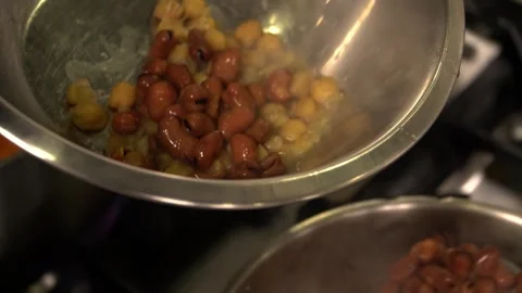 Simmering Beans in Kitchen Stock Footage 319951268