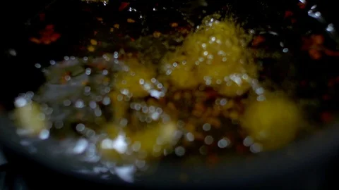 SIMMERING OIL Stock Footage 117541451
