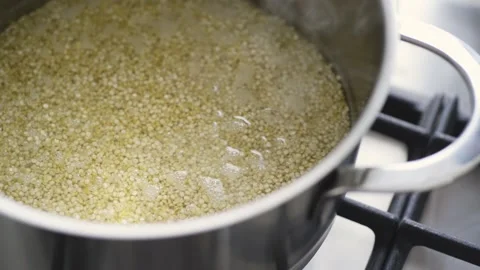 Simmering Quinoa Stock Footage 140268667
