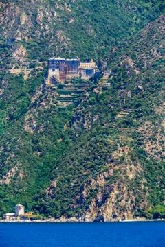 Simonopetra Monastery, Mount Athos Stock Photos