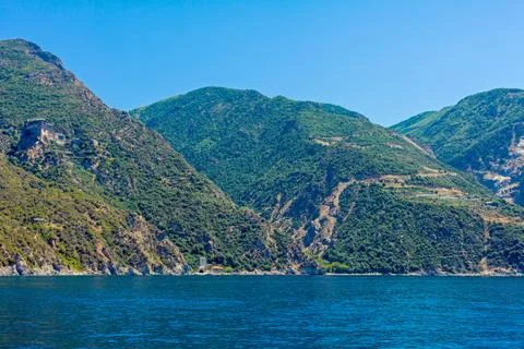 Simonopetra Monastery, Mount Athos Stock Photos