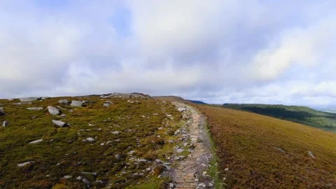 Simonside Hills - Slight changes in Light as Clouds Pass 库存影片 132532321