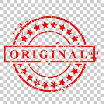 Simpe Vector Red Circle Rubber Stamp Effect, Original, at Transparent Effect  Illustrazione stock