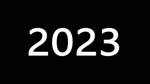 Simple 2000-2023 counter, main element for New Year celebration video, Video stock 220019109