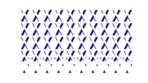 Simple 2D geometric pattern animation video on white background Stock Footage 345029751